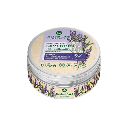 Burro per il corpo - lavanda e latte alla vaniglia