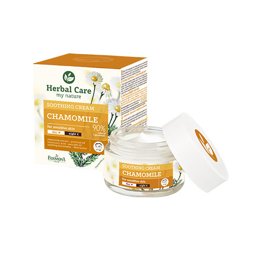Crema alla camomilla per pelli sensibili