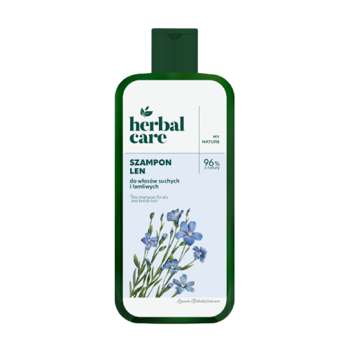 Shampoo per capelli secchi e danneggiati al lino, 330 ml