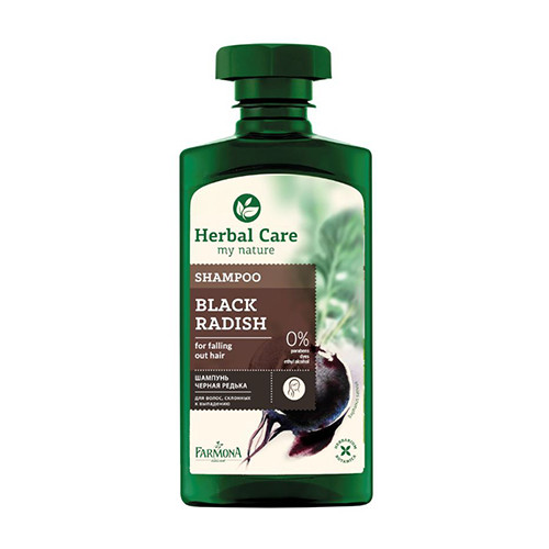 Shampoo per capelli deboli con ravanello nero