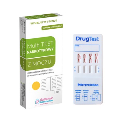 Test per la rilevazione di droghe tramite le urine - 6 parametri