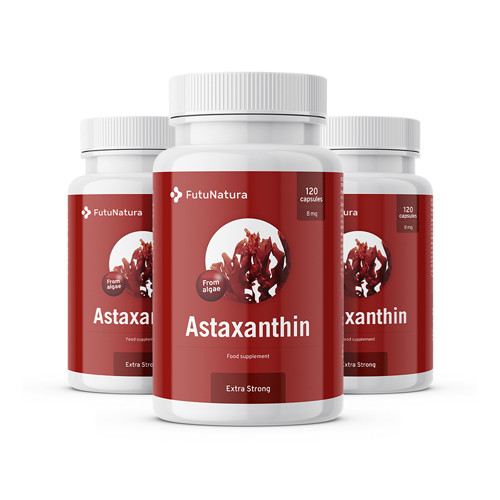 3x Astaxantina Extra Strong​ 160 mg, totale 360 capsule