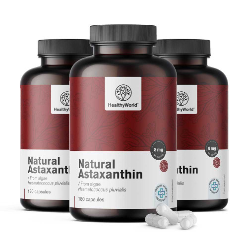 3x Astaxantina naturale 8 mg, totale 540 capsule FutuNatura.it