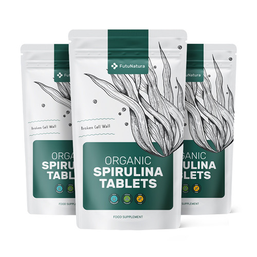 3 x BIO Spirulina 1125 compresse