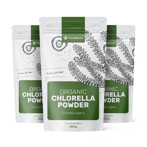 Chlorella in polvere