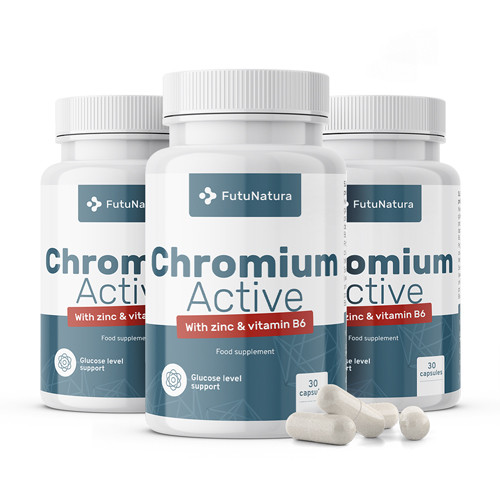 3 x Cromo Active, 30 capsule