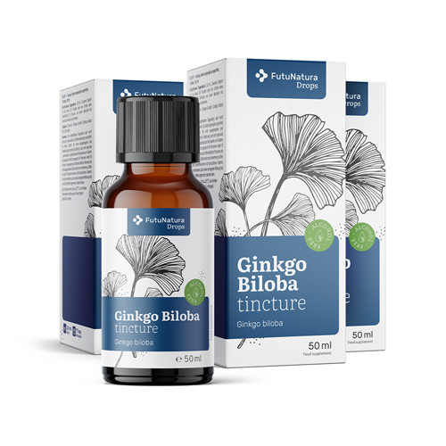 3x Ginkgo biloba – tintura, totale 150 ml