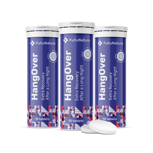 3x HangOver – compresse effervescenti, totale 30 compresse effervescenti