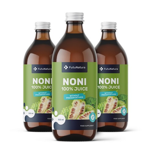 3x Succo di Noni - sistema immunitario, totale 1500 ml