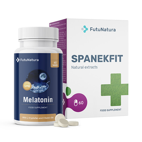 Sonno tranquillo: Melatonina + Spanekfit, kit