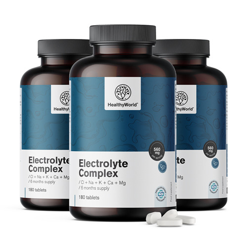 3x Complesso di elettroliti, totale 540 compresse