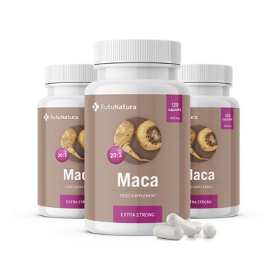 3x Maca 20:1 Extra Strong 8000 mg