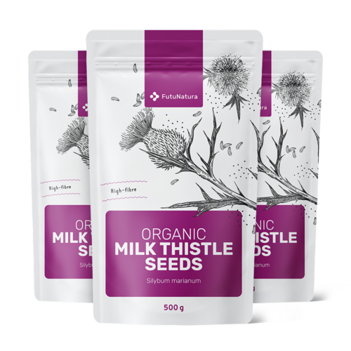 3x BIO Cardo mariano – semi, totale 1500 g