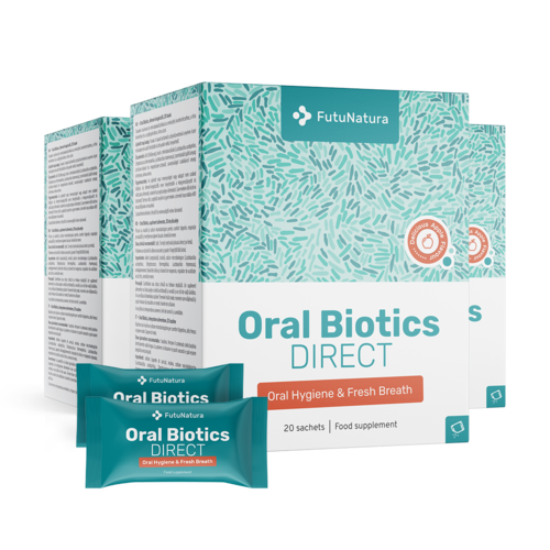 3x Oral Biotics DIRECT, totale 60 bustine