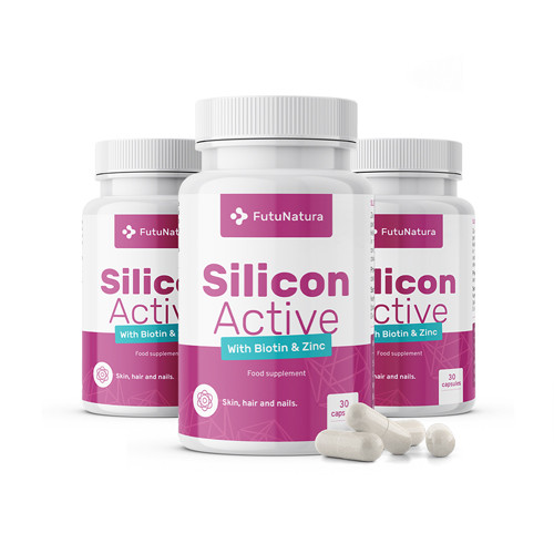 3x Silicio Active, totale 90 capsule