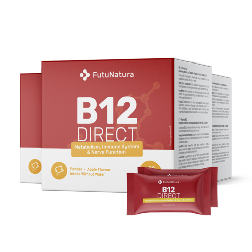 3x Vitamina B12 DIRECT, totale 90 bustine