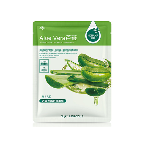 Maschera per il viso con aloe vera