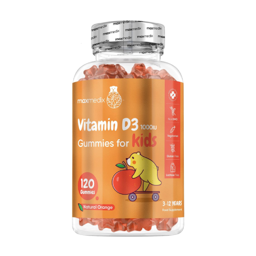 Vitamina D3 1000 UI – caramelle gommose per bambini, 120 caramelle gommose