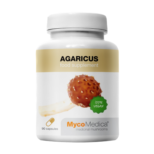 Funghi Agaricus, 90 capsule