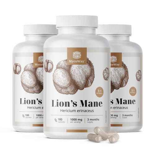 3x Testa di scimmia 1000 mg – estratto 5:1, totale 540 capsule