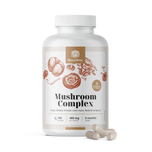 Complesso di funghi, 180 capsule