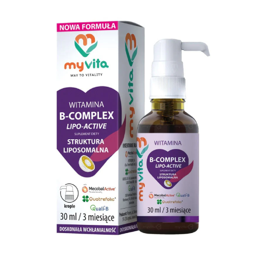 Complesso di vitamina B liposomiale ACTIVE, 30 ml