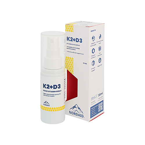 Vitamina K2 + D3 in spray, 30 ml