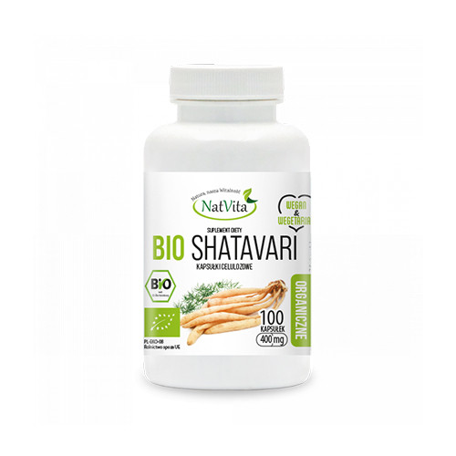 BIO Shatavari 400 mg, 100 capsule