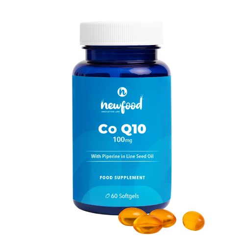 Coenzima Q10 100 mg in capsule gelatinose morbide.