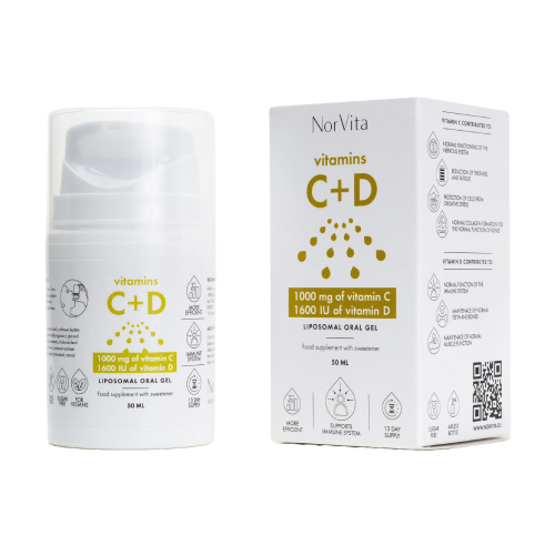 Vitamine vegane liposomiali C + D3 – gel, 50 ml