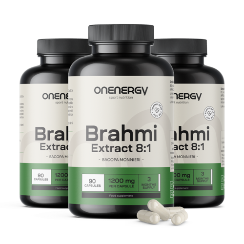 3x Brahmi 1200 mg, totale 270 capsule