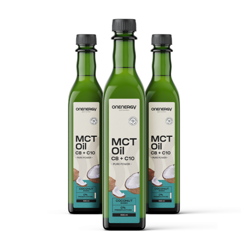 3x Olio di cocco MCT C8:C10 premium, in totale 1500 ml