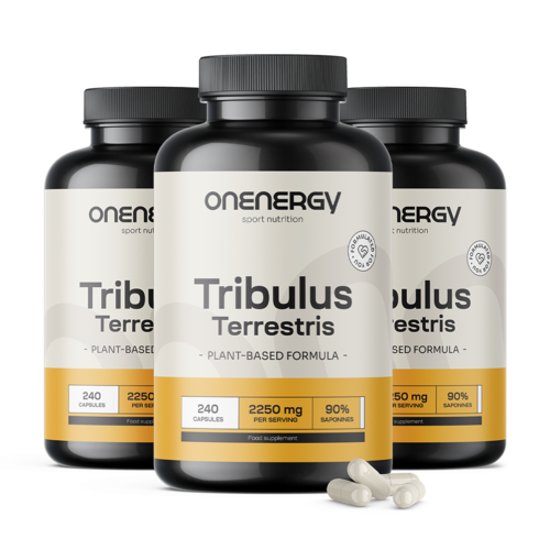 3x Tribulus terrestris 2250 mg, totale 720 capsule