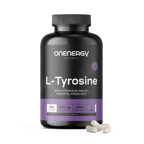 L-Tirosina 500 mg, 365 capsule