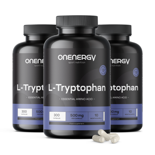 3x L-triptofano 500 mg, totale 900 capsule