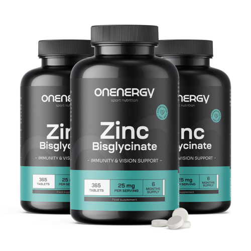 3x Zinco bisglicinato 25 mg, totale 1095 compresse