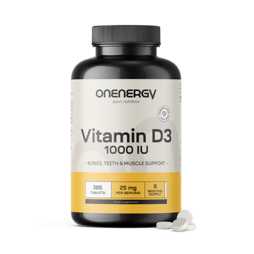 Vitamina D3 1000 U.I., 365 compresse