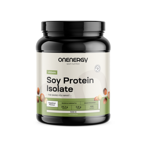 Isolato vegano di proteine di soia – nocciola, 1000 g