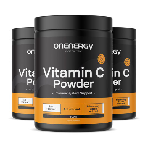 3x Vitamina C in polvere, in totale 1500 g