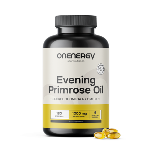 Olio di enotera 1000 mg, 180 capsule molli