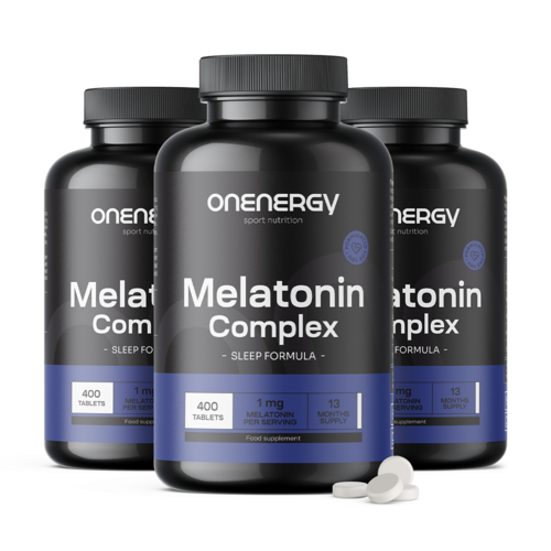 3x Complesso di melatonina 1 mg, totale 1200 compresse