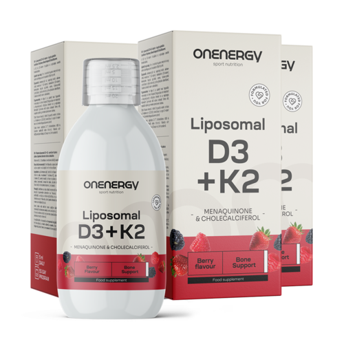 3x Vitamine D3 + K2 liposomiali, totale 750 ml