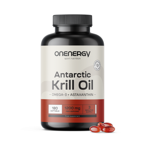 Olio di krill 1200 mg, 180 capsule molli