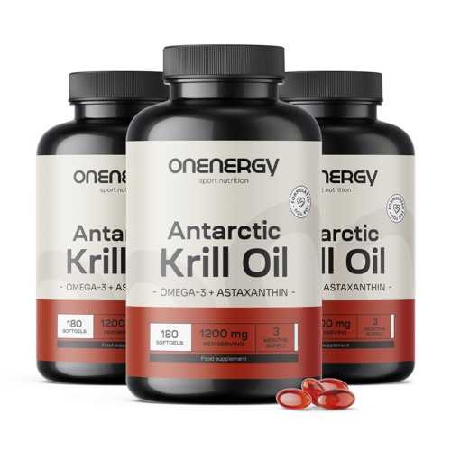 3x Olio di krill 1200 mg, totale 540 capsule molli