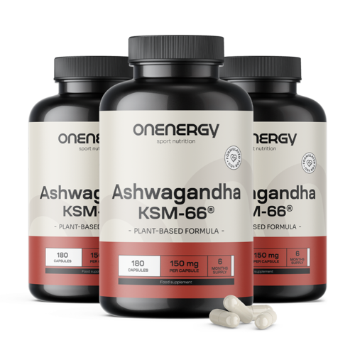 3x Ashwagandha KSM-66®, totale 540 capsule