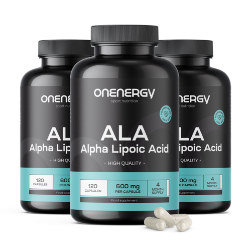 3x ALA – acido alfa lipoico 600 mg, totale 360 capsule