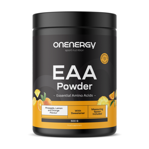 EAA in polvere – ananas, limone, arancia, 500 g