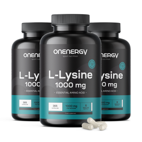 3x L-lisina 1000 mg, totale 1095 capsule