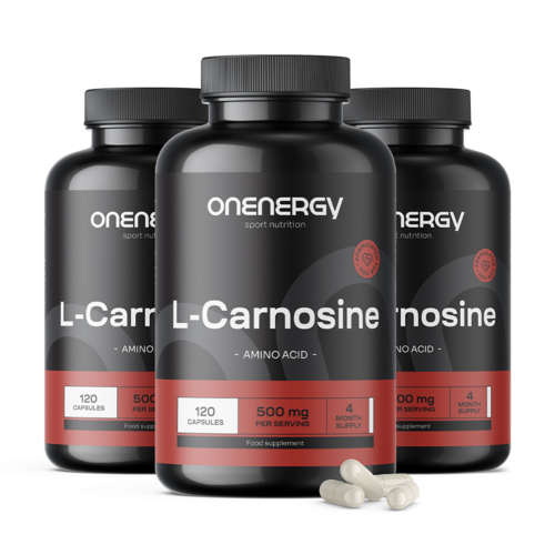 3x L-carnosina 1000 mg, totale 360 capsule