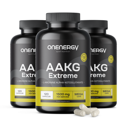 3x AAKG Extreme 1400 mg MEGA CAPS, totale 360 capsule